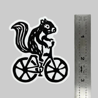 Squirrel on a bike