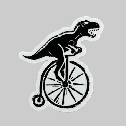 T-Rex on a Penny Farthing