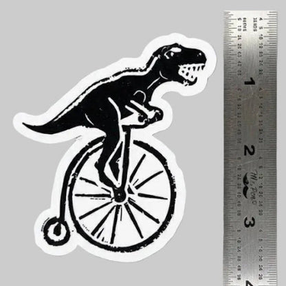 T-Rex on a Penny Farthing